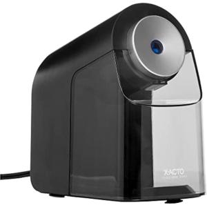 imageXACTO Electric Pencil Sharpener Heavy Duty Pencil Sharpener for School Black 1 Count