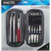 imageXACTO Compression Basic Knife Set 3 Knives 13 Blades Soft Carry Case 17 CountArt Knives