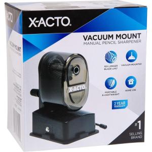 imageXACTO Bulldog Manual Pencil Sharpener wVacuum Mount Colors May Vary 1 Count