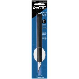 imageXACTO X3730Q X3000 RubberBarrel Hobby Knife Three 11 Blades BlackX3000 Knife