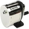 imageXActo 1041 Model l table or wallmount pencil sharpener chrome receptacle black base 1 Unit